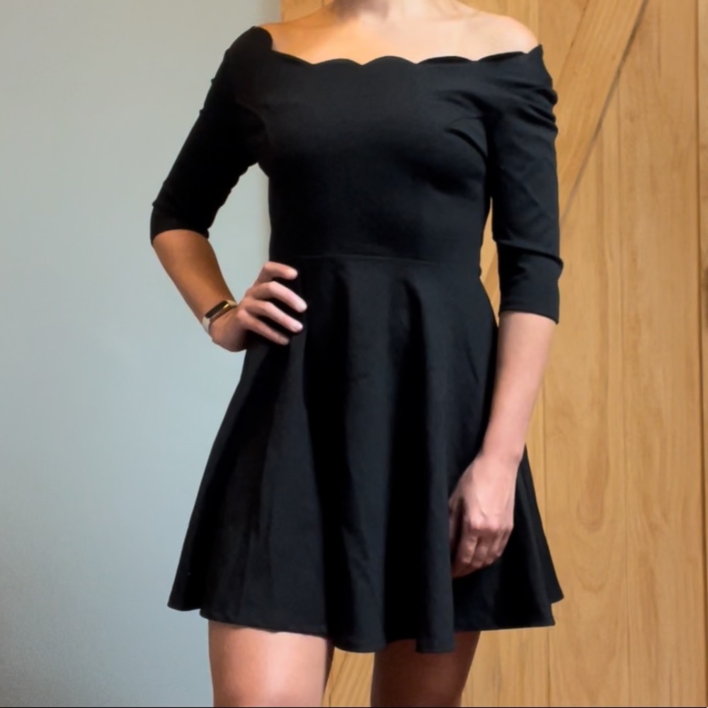 Black Skater Dress
